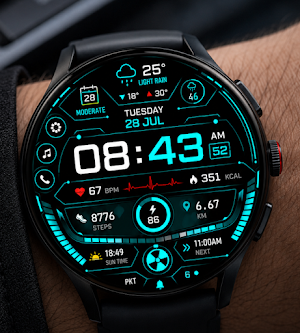 Smart Dashboard Watch Face Screenshot 0