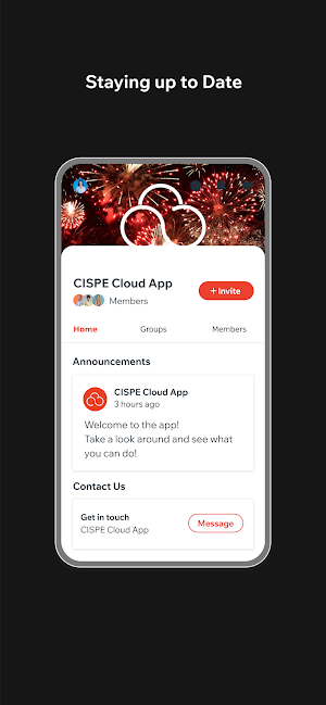 CISPE Cloud App Screenshot 1
