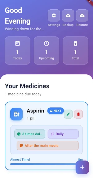 MyMediTime Screenshot 1