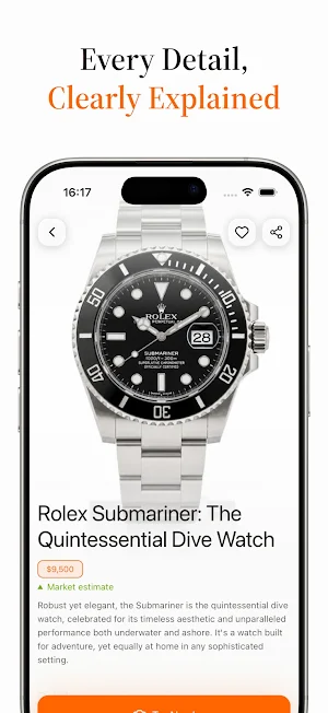 easyWatch - Watch Scanner Screenshot 1