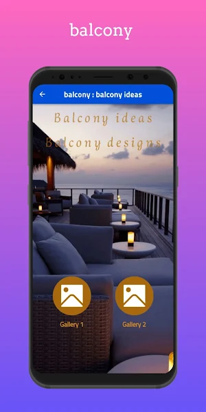balcony : balcony ideas Screenshot 0