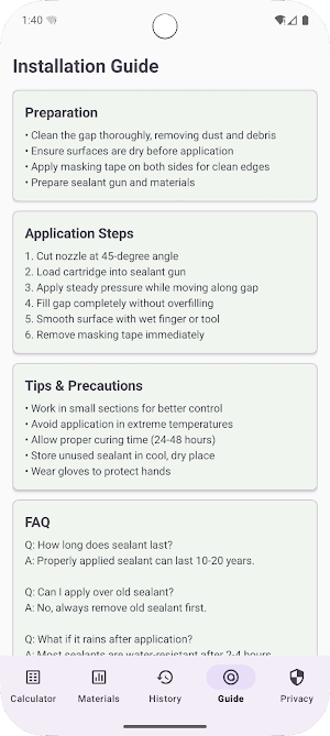 SealCalc Screenshot 3