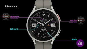 JW091 jwstudio watchface Screenshot 1