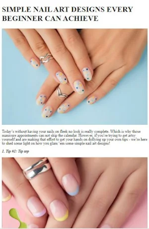 Nail Art Designs For Beginners Screenshot 2