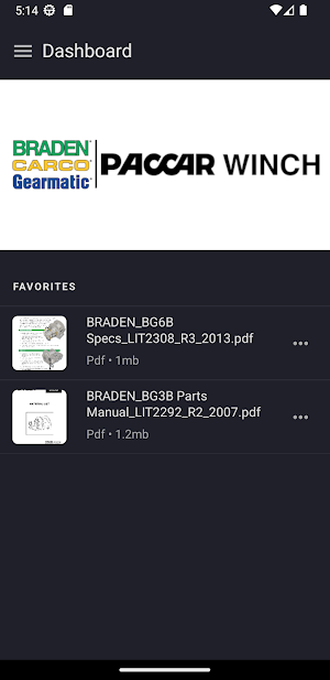 Arrowhead Winch Mobile App Screenshot 1