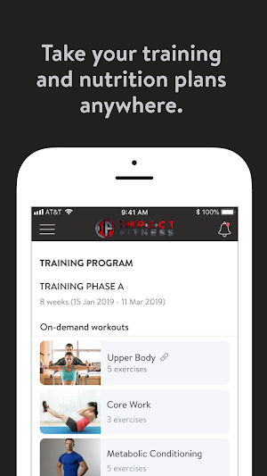 Impact Fitness Screenshot 2