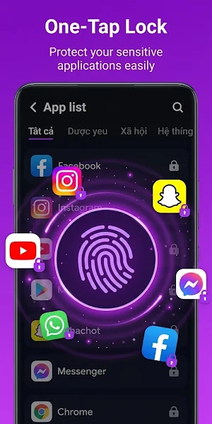 App Locker - Fingerprint Lock Screenshot 1