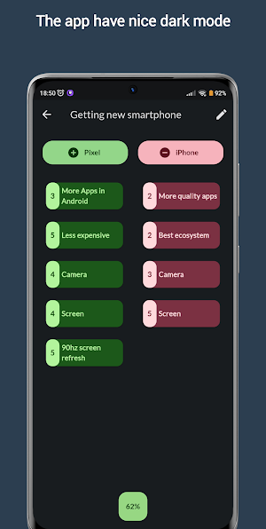 Decision Maker Pros & Cons AI Screenshot 3