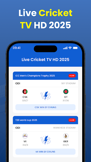 Live Cricket TV HD 2025 Screenshot 1