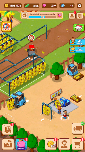 Banana Inc. Idle Tycoon Game Screenshot 1