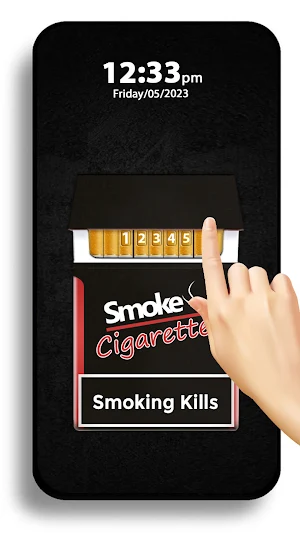 Cigarette Box Lock Screen Screenshot 0