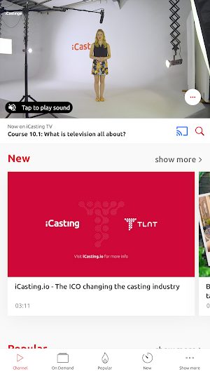 iCasting TV Screenshot 1