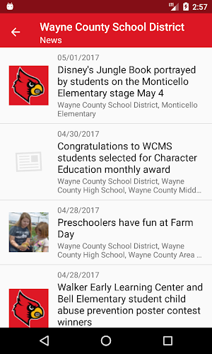 Wayne County School District Screenshot 1