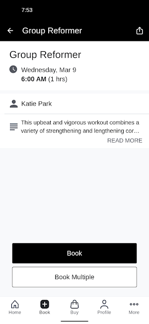 Xcel Fitness Screenshot 2