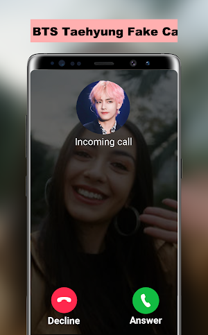 Taehyung Fake Call Screenshot 2