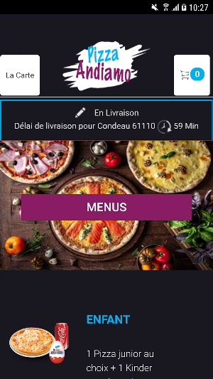 Andiamo Pizza Screenshot 2