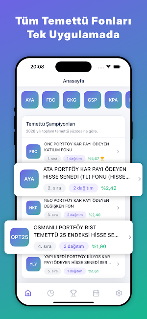 Temettü Fonları - Tefas Fon Screenshot 0