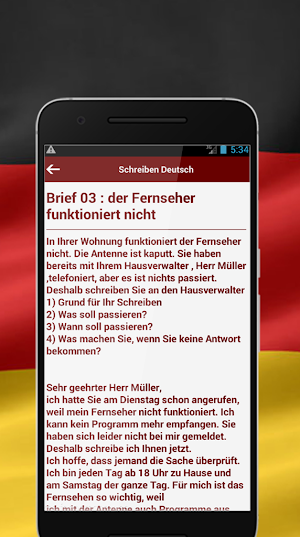 Schreiben Deutsch Lernen Screenshot 2