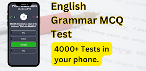 English Grammar MCQ Test Screenshot 0
