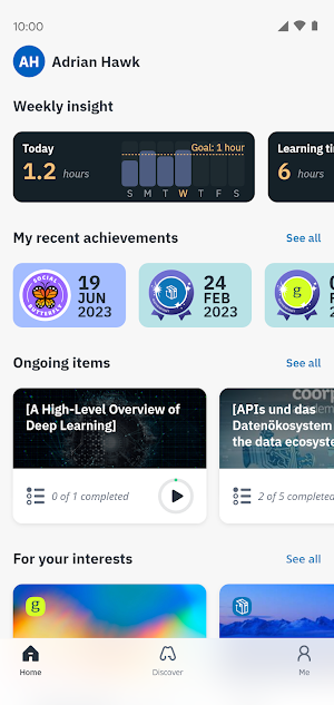 Curricula LXP Screenshot 0