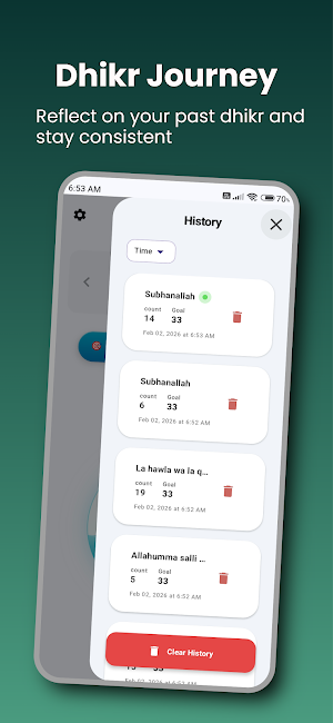 Tasbih Counter – Dhikr & Zikr Screenshot 3