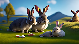 Rabbit Simulator jungle Bunny Screenshot 3