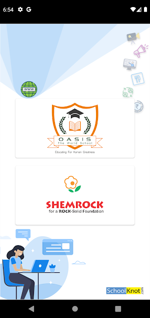 Oasis The World School App Screenshot 0