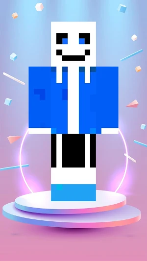 Sans Skin for Minecraft Screenshot 0