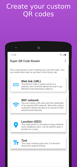 Super QR Code Reader Screenshot 3