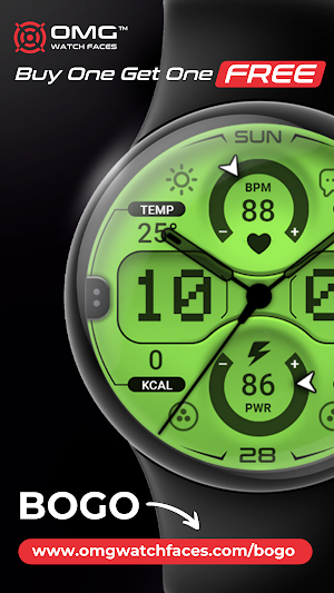 OMG 411 Hybrid Watch Face Screenshot 3