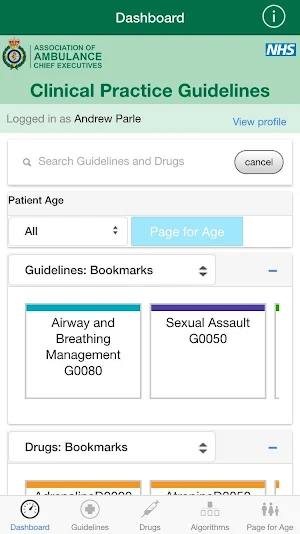iCPG: UK Ambulance Services Screenshot 0