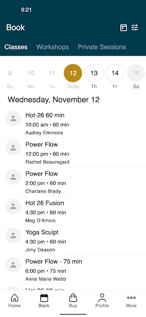 HotYogaEast Screenshot 1