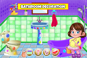 Doll House Bathroom Cleaning Screenshot 1