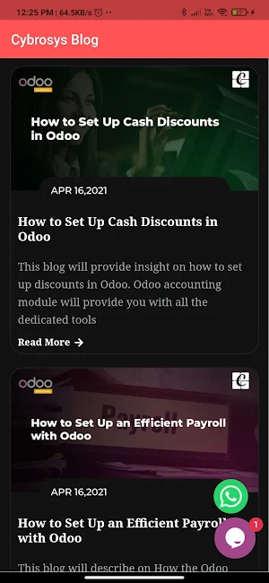 Cybrosys Blog Screenshot 1
