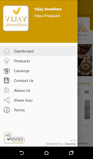 Vijay Jewellers Antique Gold Jewelry Designs App Screenshot 1