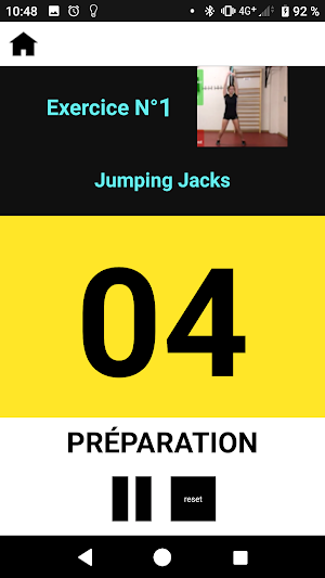 WOD 12 exos TIMER V2 Screenshot 2