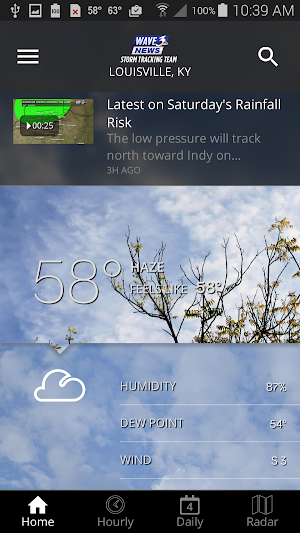 WAVE 3 Louisville Weather Screenshot 0