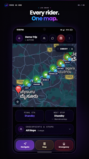 Move As One: Group GPS Tracker screenshot 3