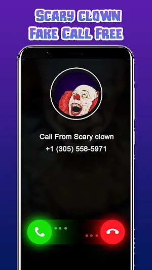 FrightNight: Scary Clown Calls Screenshot 1