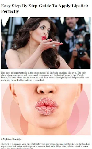 How To Apply Lipstick Perfect Screenshot 3