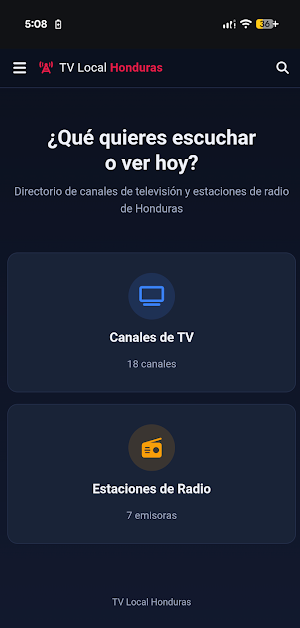 TV Local Honduras Screenshot 0