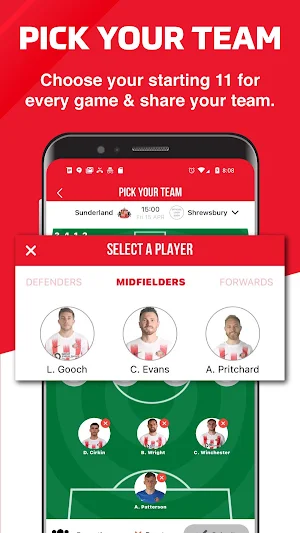 Roker Roar - Live Scores Screenshot 1