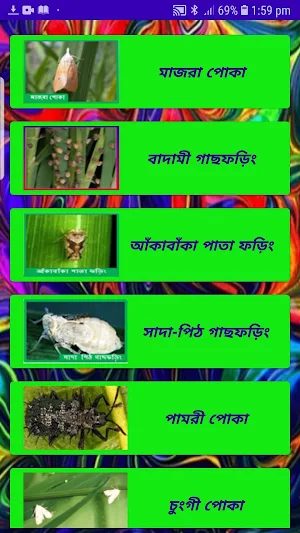ধানের ক্ষতিকর পোকা দমন ~ Rice Insects Screenshot 0