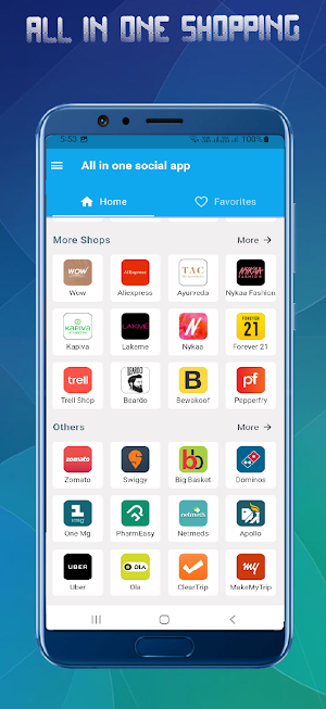 All in One Social App Screenshot 2