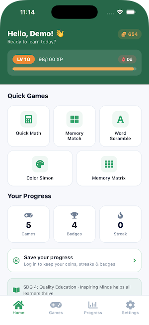 InspiringMindsApp Screenshot 0