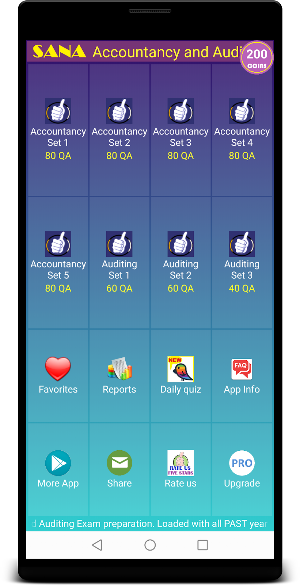 Accounts and Auditing Quiz Screenshot 0