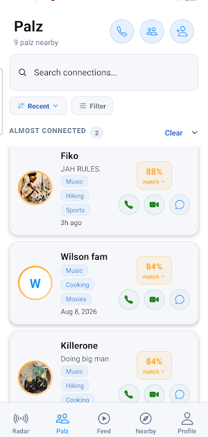 Palz: Meet People Nearby Screenshot 1