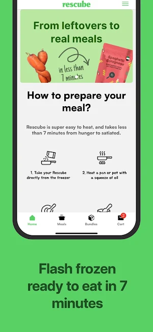 Rescube: save food & eat local Screenshot 1