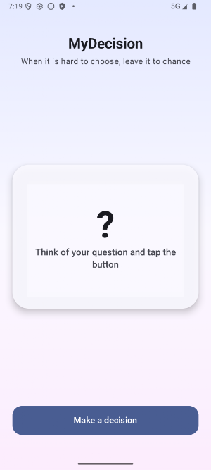 MyDecision Screenshot 0