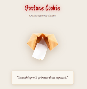 Fortune Cookie Screenshot 1